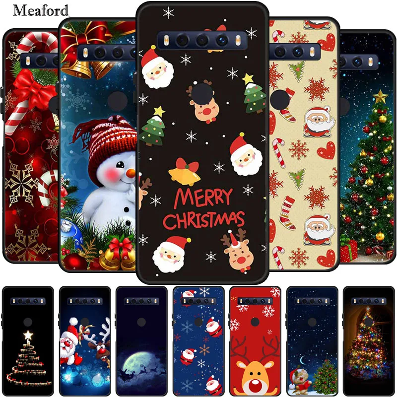 Christmas Silicone TPU Soft Phone Case Cover - Festive Protector