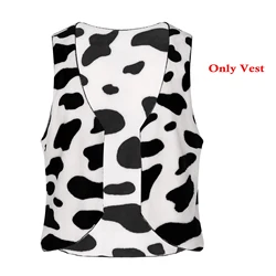 Men's Cowboy Cosplay Costume Set - Halloween Western Outfit with Waistcoat, Hat, and Bandanna Scarf - 3XL (Black Vest)