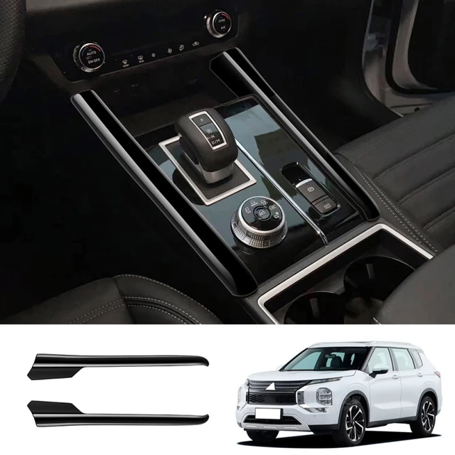 For Mitsubishi outlander 2022 2023 2024 Interior Accessories Window Switch  Panel Cover Trim Car Sticker Gear