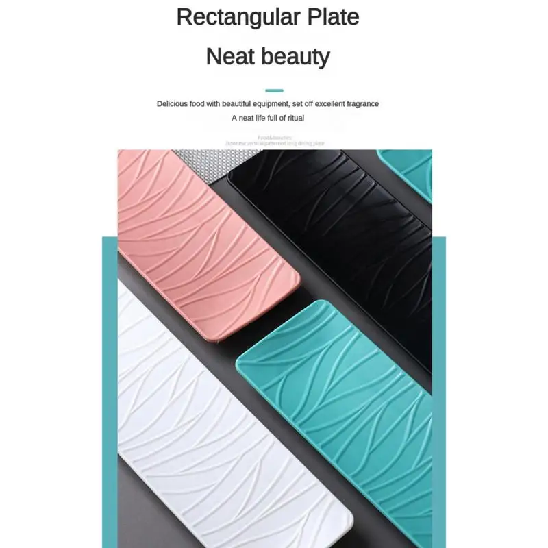 Japanese-style Sushi Plate Elegant Design Versatile Serving Essentials Dessert Serving Dish glass meal plate