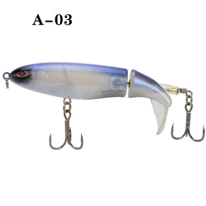 Topline Tackle Whopper Plopper Topwater Fishing Lure Muslimming Lure Trolling Crankbait Pike Hard Baits Esche Artificiali