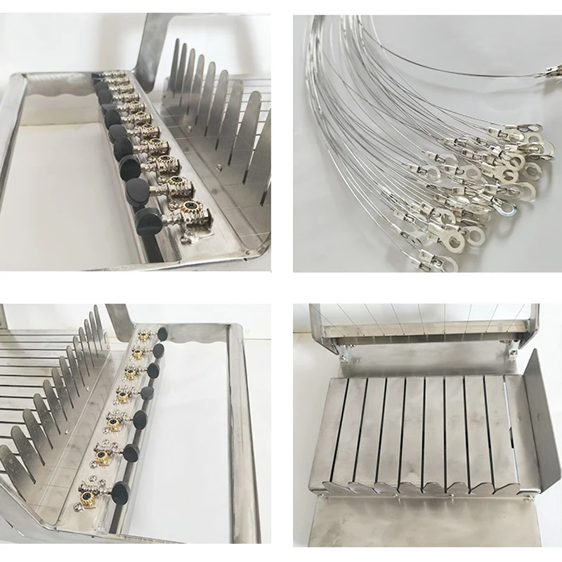 Commercial Manual Chocolate Guitar Cutter Soft Candy Cutting Machine For Chocolate Cake Cheese Cake Soap Bar Cutting Machine