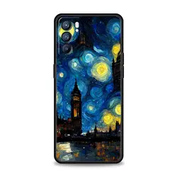 Starry Night Van Gogh Artistic Phone Case Cover for Oppo Reno8Pro (A1)