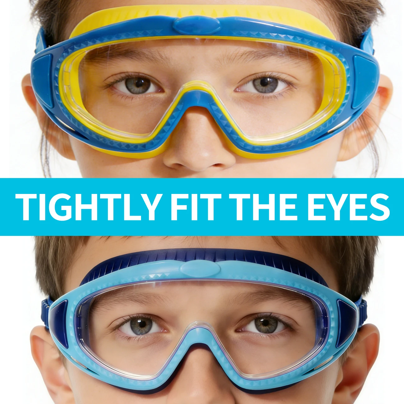 High-Definition Large Frame Anti-Fog UV Protection Swimming Goggles