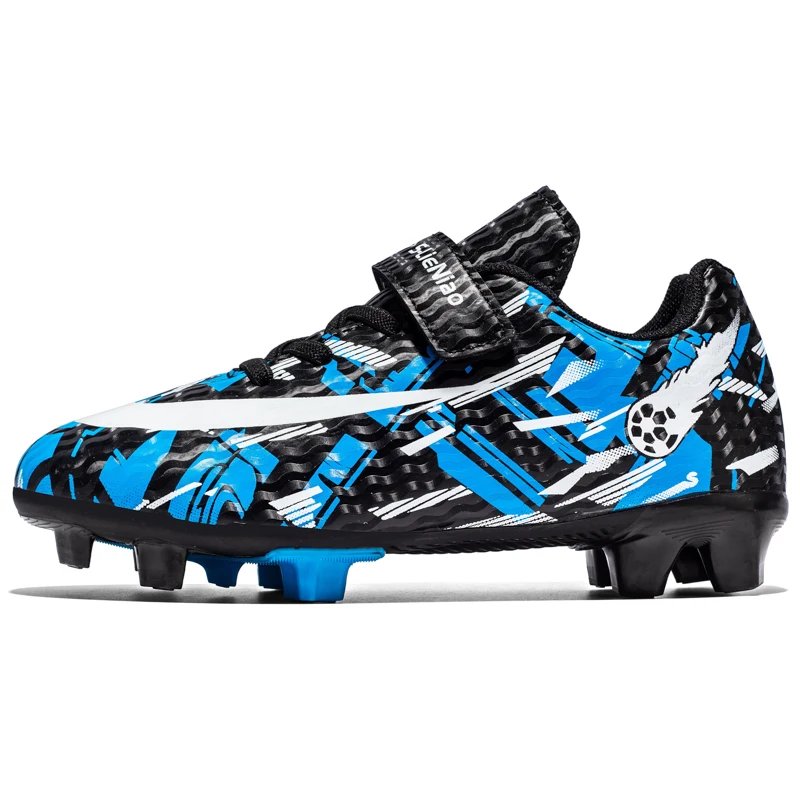 New Kids Training Sports Soccer Shoes Outdoor Football Shoes Boys Girls Comfortable Professional Cleats Wear-Resistant Unisex