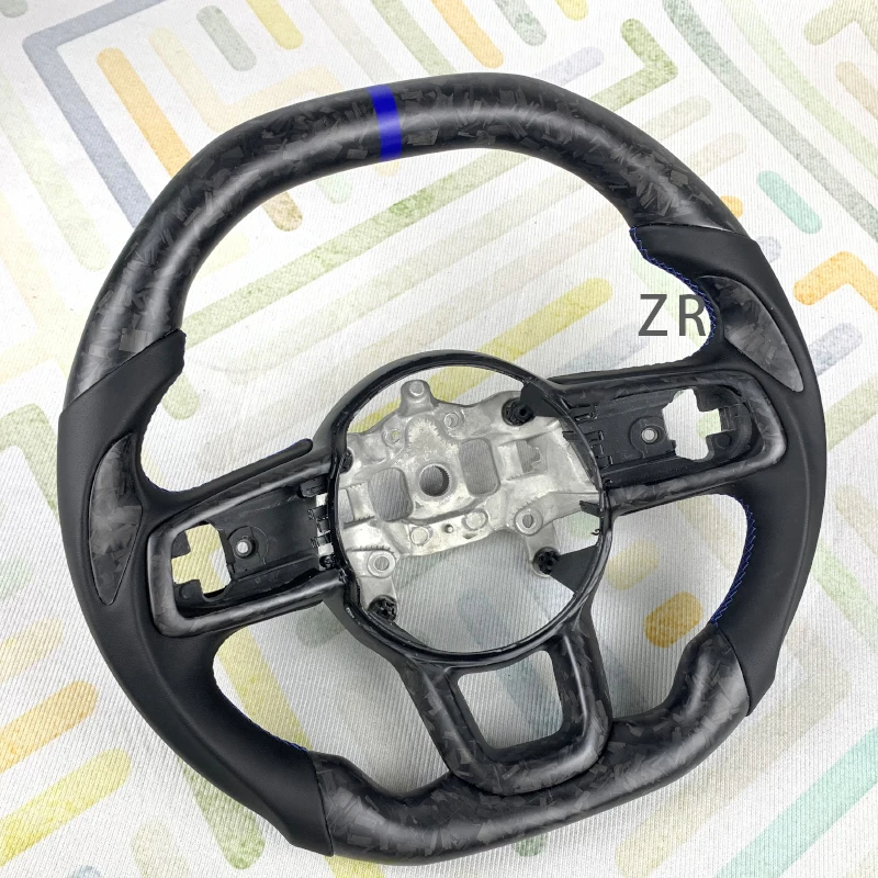 

Аксессуары для салона автомобиля, рулевое колесо из кованого углеродного волокна для Jeep Wrangler Grand Cherokee