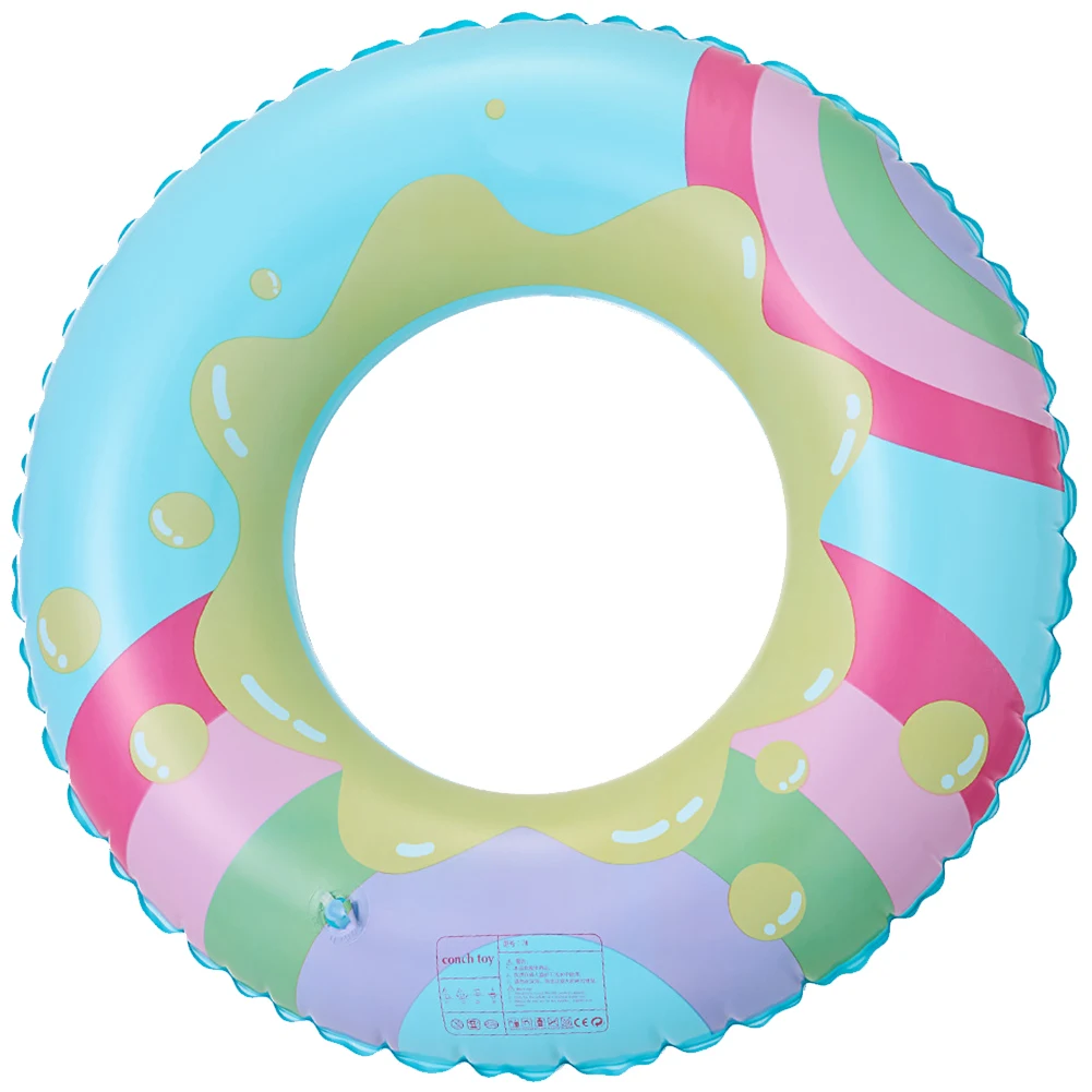 Colorful Inflatable Pool Float Swimming Ring for Kids and Adults