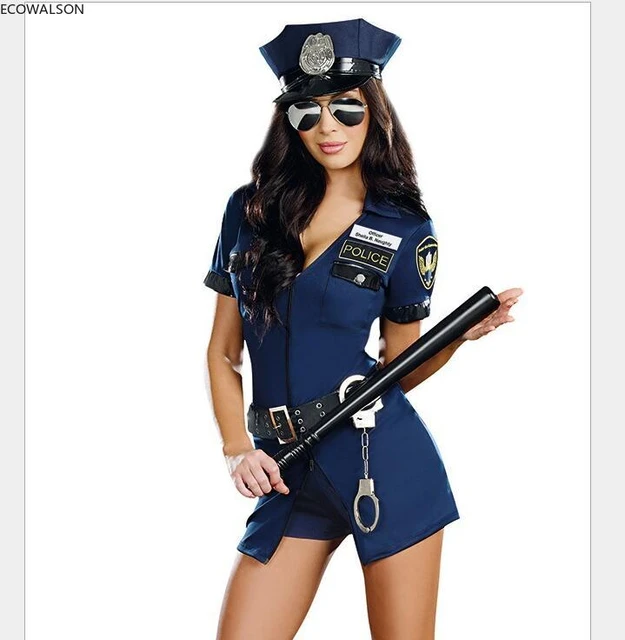 Women's Police Dress Costume | Halloween Express