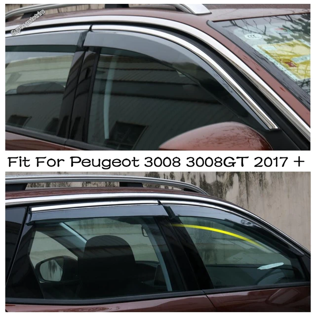 Für Peugeot 5008 Auto Tür Fenster Mittleren Spalte Trim Dekoration Schutz  Streifen Chrom Edelstahl Abdeckung 2017