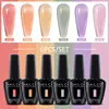 NAILCO 6pcs Ice Transparent Jelly Nail Gel Polish Set Nude Pink Crystal Color Semi Permanent Hybrid Varnish Soak Off Nails 3