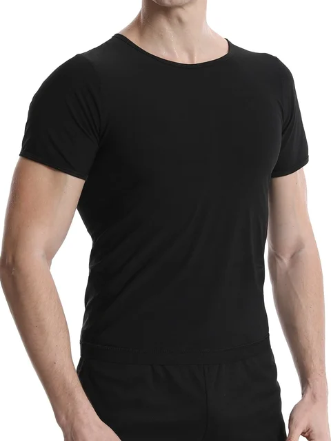 Men's Sauna Suit Shirt - Heat Trapping Sweat Compression Vest, Shapewear Top, Gym Exercise Versatile Shaper Waist Trainer 3