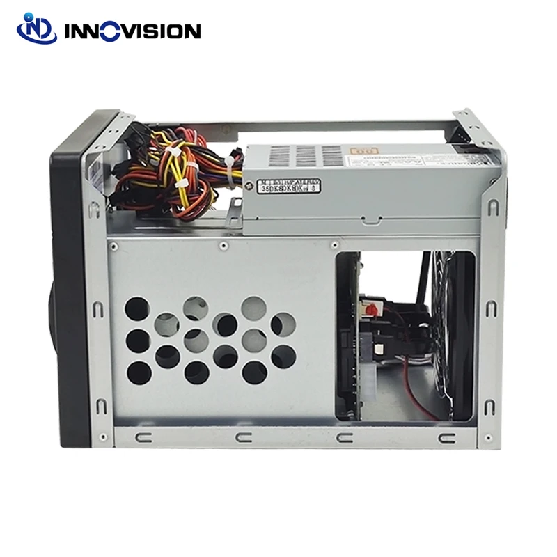 Mini ITX Desktop Case High Quality New Tooless 4 HDD Trays 4Bays Hard Disk Nas Storage Server Case Support MINI-ITX Motherboard pc case pc chassis mini itx desktop case