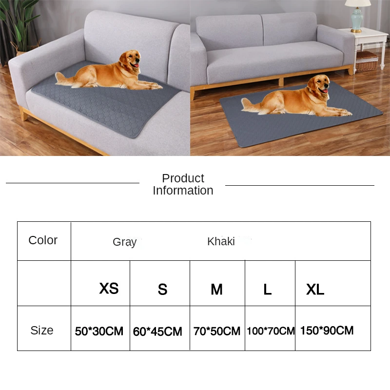 Washable Reusable Dog Pet Diaper Mat Waterproof Training Pad Urine Absorbent Environment Protect Diaper Mat Dog Car Seat Cover, dog pee pad,dog training pad,dog car seat cover