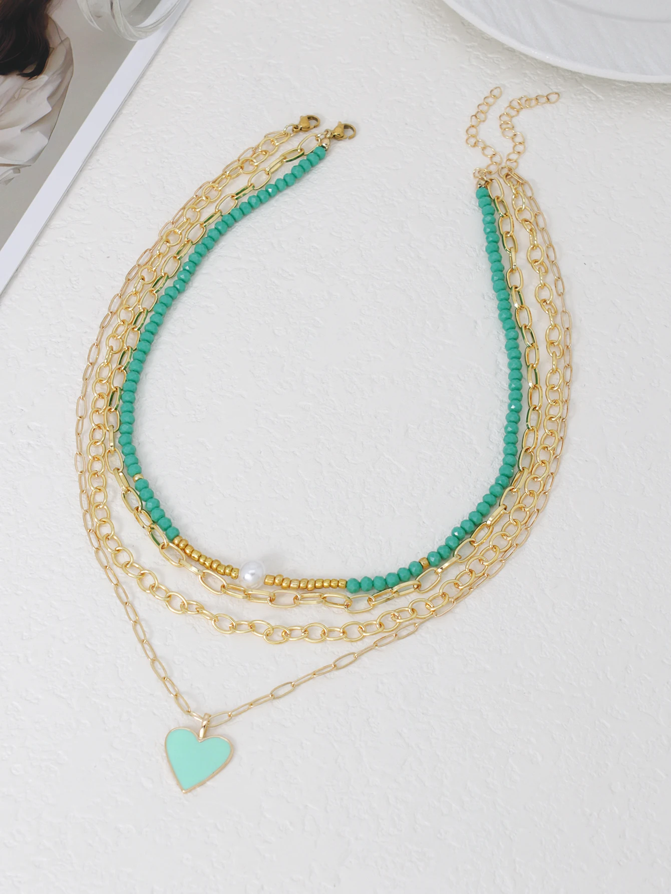 Crafted by Hand Bohemian Multi layer Necklace womens fashion