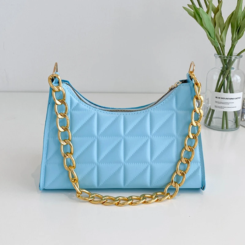 Women's Advanced Diamond Bag 2022 New Trend All-match Shoulder Bag Niche Chain Handbag Female Fashion Texture Shopping Bag