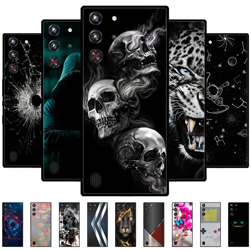 Luxury Shockproof Silicone Case for Red Magic 10 Pro - Fashionable Soft TPU Shell Cover