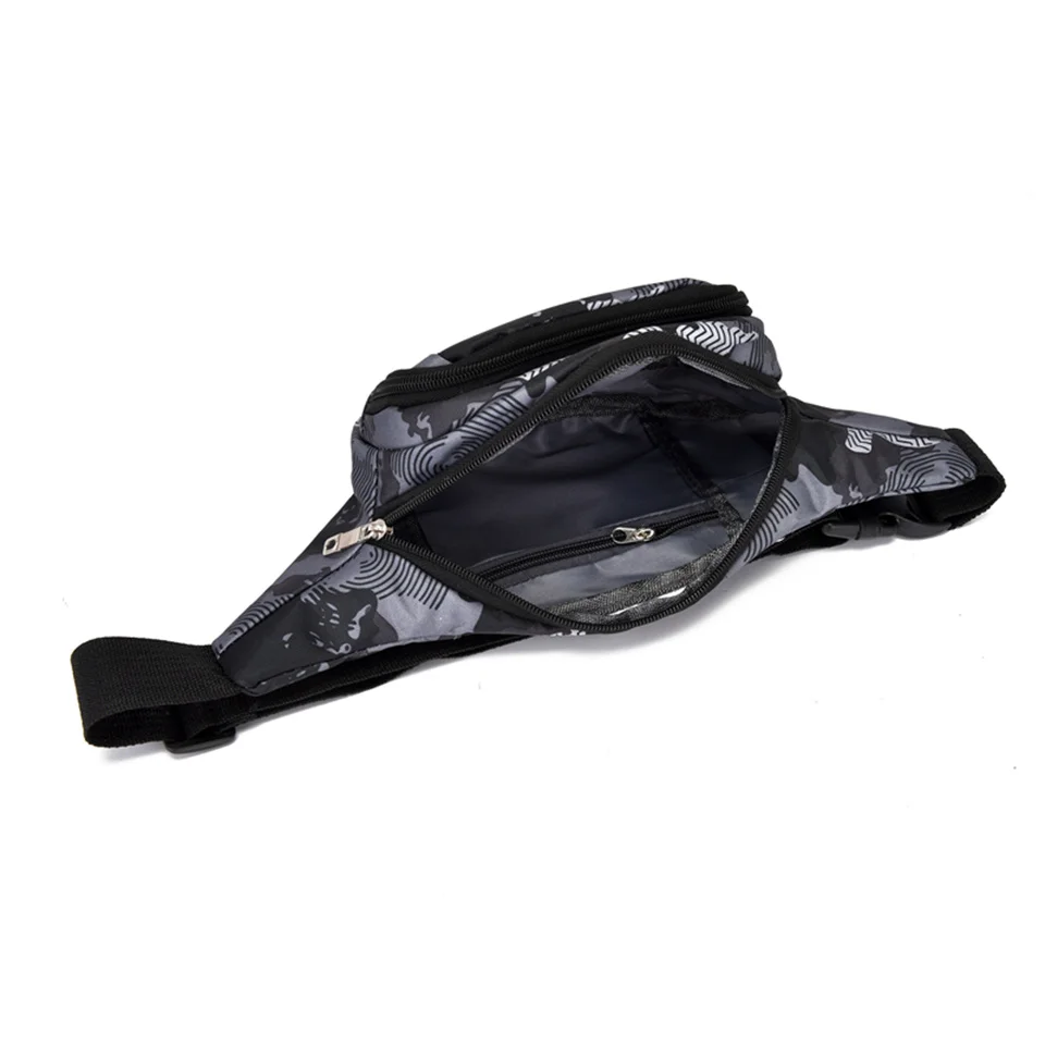 Women Waist Bag Sling Pocket Fashion Handbag Oxford Unisex Waist Bag Ladies Waist Pack Purse