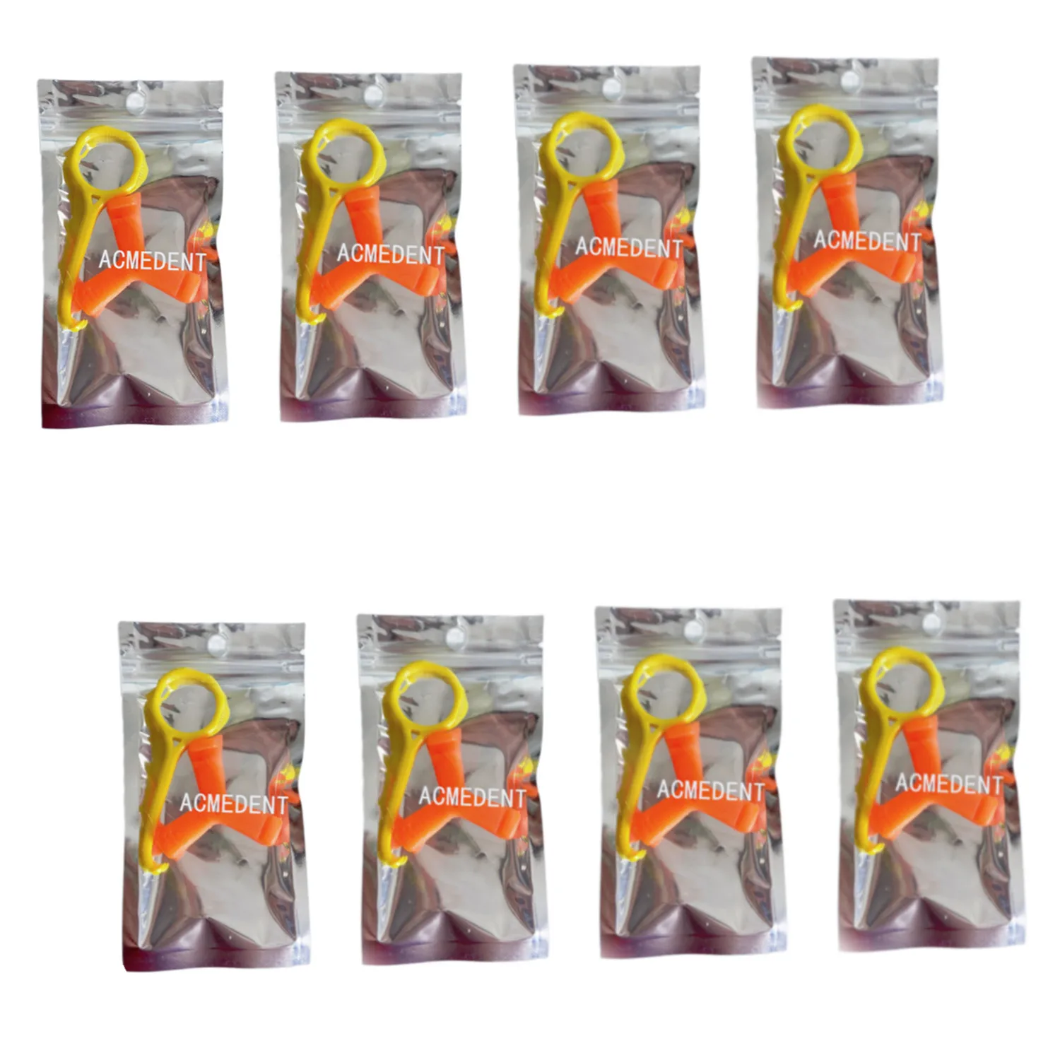 

20 pack Dental Aligner Chewies Clear Tray Seater Retainer Remover Retriever Take Off Tools Individual Packing Orange