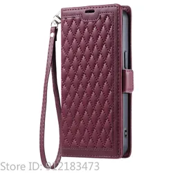 Luxurious Magnetic Flip Leather Wallet Phone Case with Card Holder & Buckle Closure - iPhone 15 Plus (Claret)