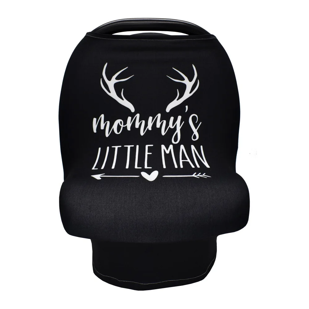 Hello World Sign Baby Seat Sunshade,Nursing Cover for Mom,Multifunctional Car Seat Dust Cover,Stroller Accessories