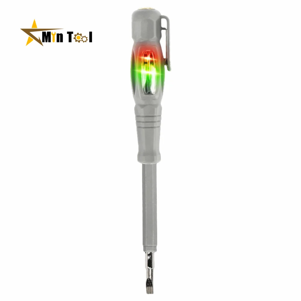 AC24-250V Neon Bulb Indicator Meter Electric Pen Insulated Highlight Pocket Tester Pen Screwdriver for Electrician Tool 3