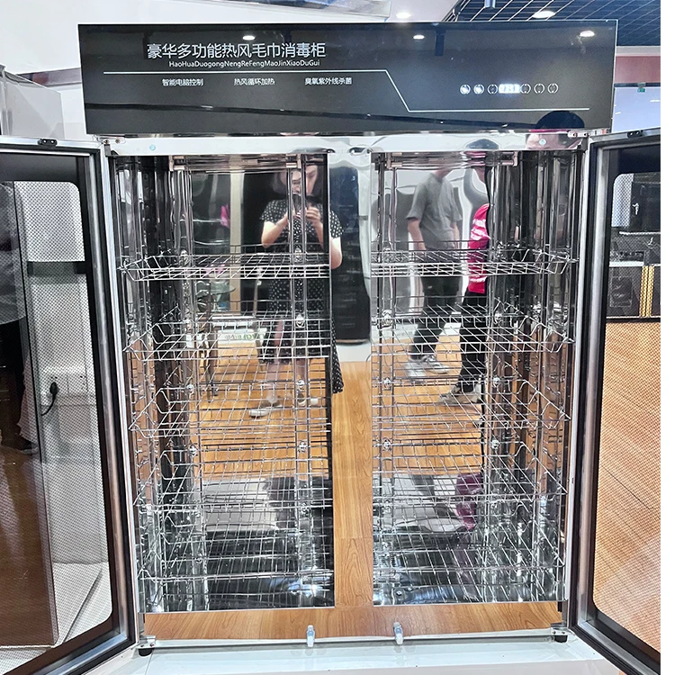 Commercial Stainless Steel Double Door High Temperature Disinfection Cabinet for Hotel 1000L 5