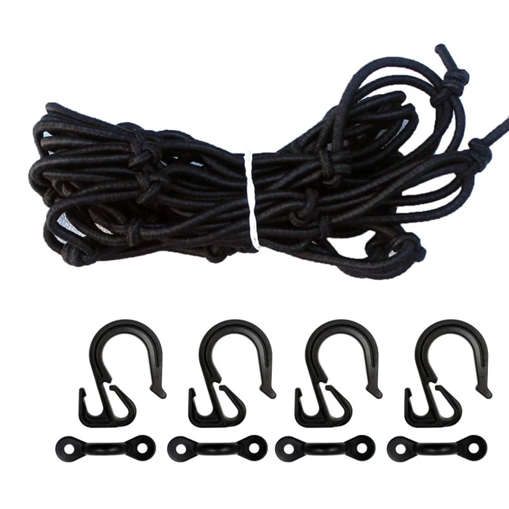 38x38cm kayak deck cargo net Buckle hook Heavy duty nylon luggage net bungee net Marine accessories