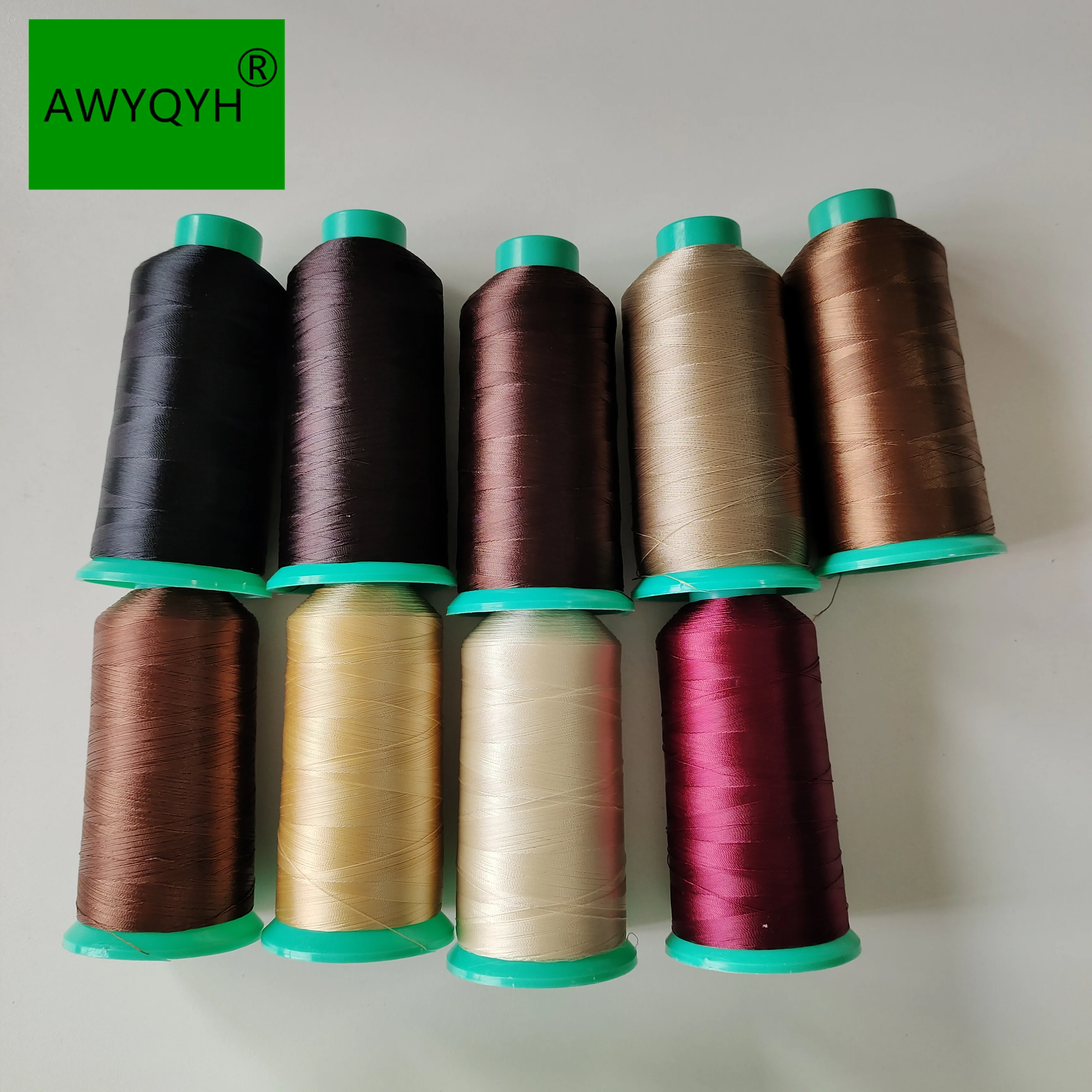 Nylon Bonded Weaving Thread High Strength Nylon Weaving Thread For Sewing  Hair Extensions Wigs