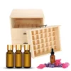 Wood Storage Case Wooden Oil Bottle Box 90 Slots Three Tiered Essential Oil Bottle Container Wooden Storage Case Box Organizer 3