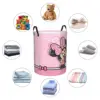 Custom Minnie Mouse Anime Cartoon Laundry Basket Collapsible Baby Hamper for Nursery Toys Organizer Storage Bins 5