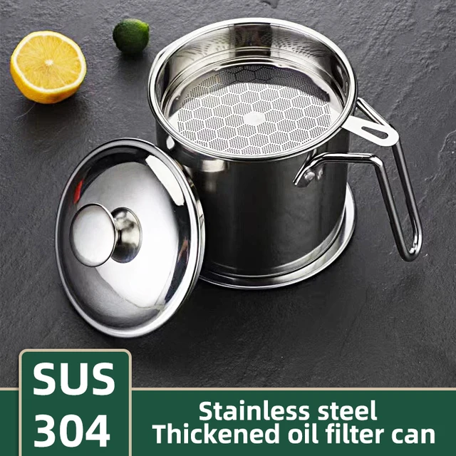Stainless Steel Oil Filter Pot 4