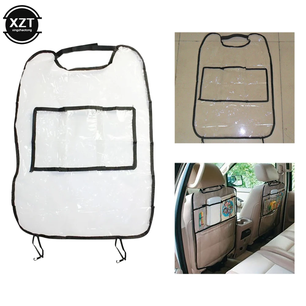 Car Seat Protector Car Seat Back Protector Cover for Children Kid Baby Anti Mud Dirt Auto Seat Cover Cushion Kick Mat Pad Car storage bag