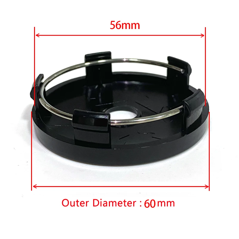 4pcs/Lot 56mm 60mm DS Car Wheel Center Hub Caps For DS Stylish Hard Wearing Replacement Dust Cover Accessories Car Wheel Hub Covers