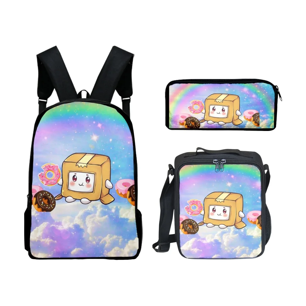 Animazione Lankybox Bag Zaino Cartoon Mochila Escolar Con Spalla Ragazzi E Ragazze Studente Borse Cosplay Y2311107