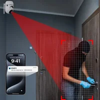 5-дюймовый видеоняня с камерой PTZ, зумом, функцией babyphone, защитой и наблюдением, датчиком температуры и колыбельными — изображение 6