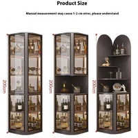 Wall Bar Cabinet Open Cabinets Iron Whiskey Metal Storage Room Liquor Shelves Modern Home Portable Full Kitchen Luxury Showcase 6