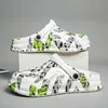Big Size 49 Men's Sandals Summer Outdoor Beach Shoes Thick Soles Non-slip Garden Shoes Eva Soft Slippers Clogs 2