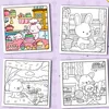 Into the Garden: Bold Simple Adult Coloring Book with Relaxing Plants Flowers Adorable Animals for Stress Relief Creativity 6