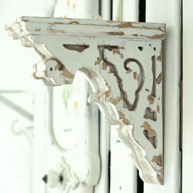 2Db Polc Falfala Falra Szerelt Tartó Növényi Kellékek Elhelyezett Virág Edényállvány A Vidéki Parasztház Dekorációira - Image 6