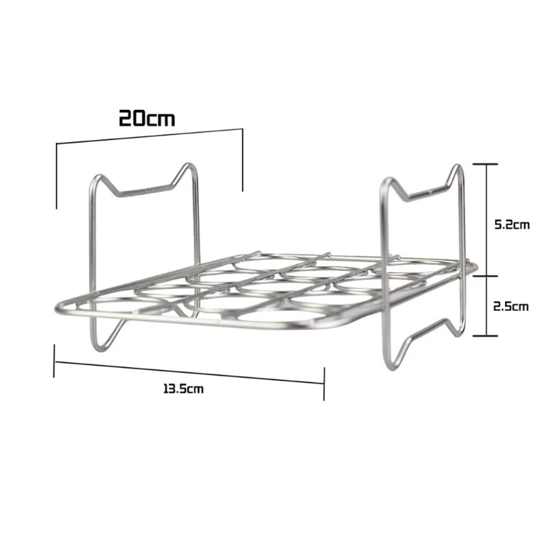 Bracket Stainless Steel Stand Cookware Cooking for DZ201/DX401 Air Fryer N0PF images - 6