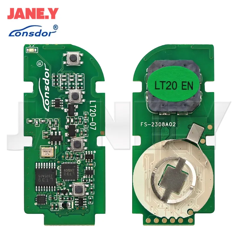 สมาร์ทรีโมทกุญแจรถ Lonsdor LT20-07EN สําหรับ Lexus RX ES300h ES200 LS500 LS500H 0440433 .58/434.42MHz 312/314.3Mhz 8A AA A9 BA ชิป 2