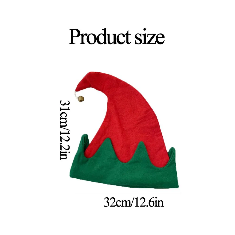 Christmas Hat Red Plush Santa Hats For Adult Kids Winter Christmas Caps Festive Xmas Party New Year Decorations 1PC