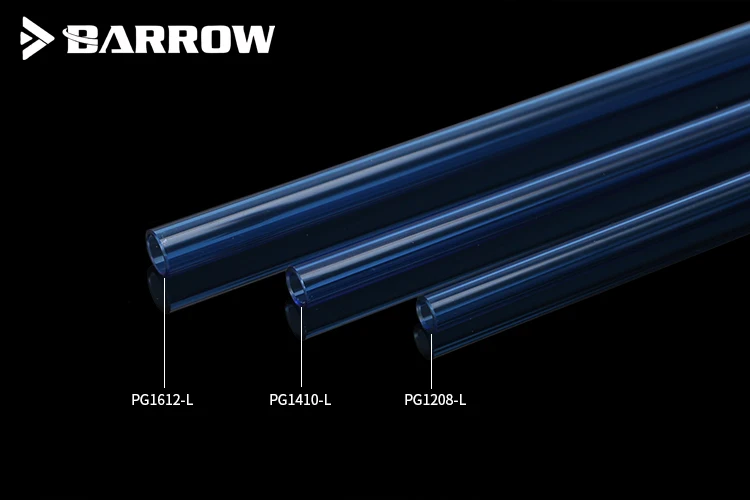 Carrinho de Mão Tubo Petg Rígido Od12 mm 10 Od14 mm Od16 mm Comprimento 50cm Tubo Rígido para Chassis de Refrigeração de Água Peças do - Imagem 2