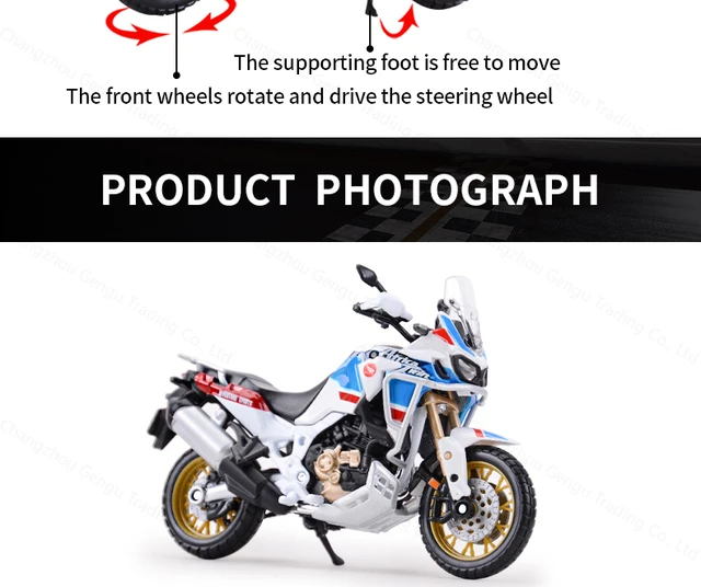 Modèle De Moto Moulé Sous Pression Suzuki DR-Z400S à L