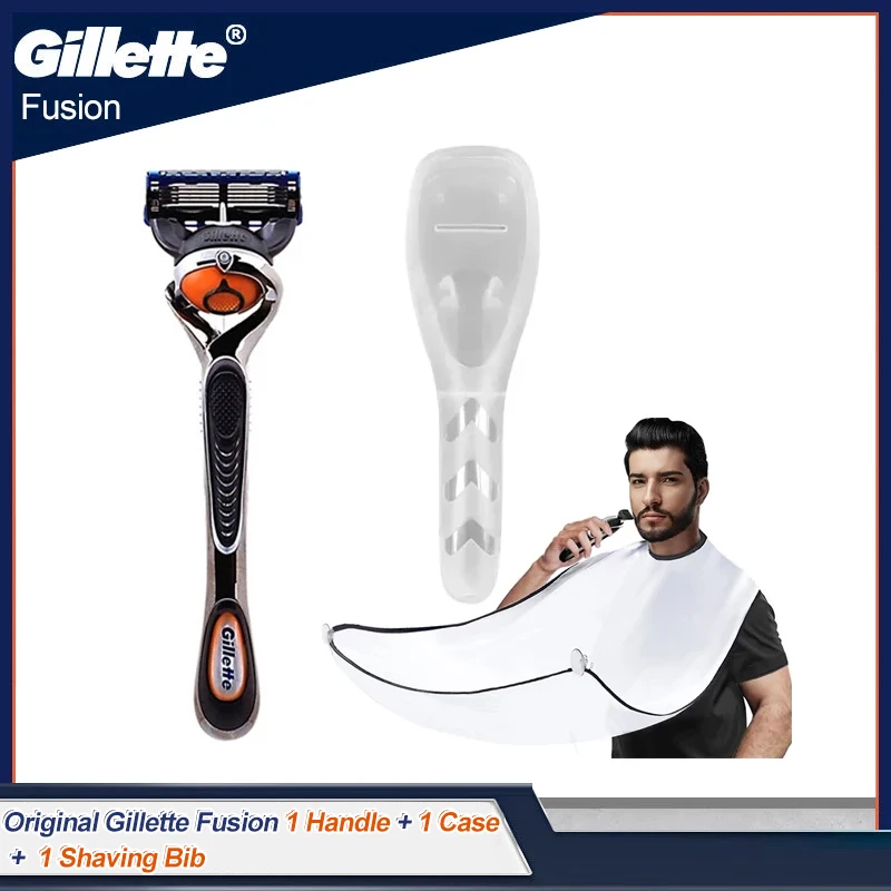 Ручная бритва Gillette Fusion Proglide для мужчин, устройство для удаления волос на лице и бороде, с лезвиями и насадками