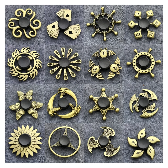 Creative Fidget Spinner Metal Anti-Anxiety Toy for Children Focus Relieves Stress ADHD Finger Spinner Boys Adult Birthday Gift 1