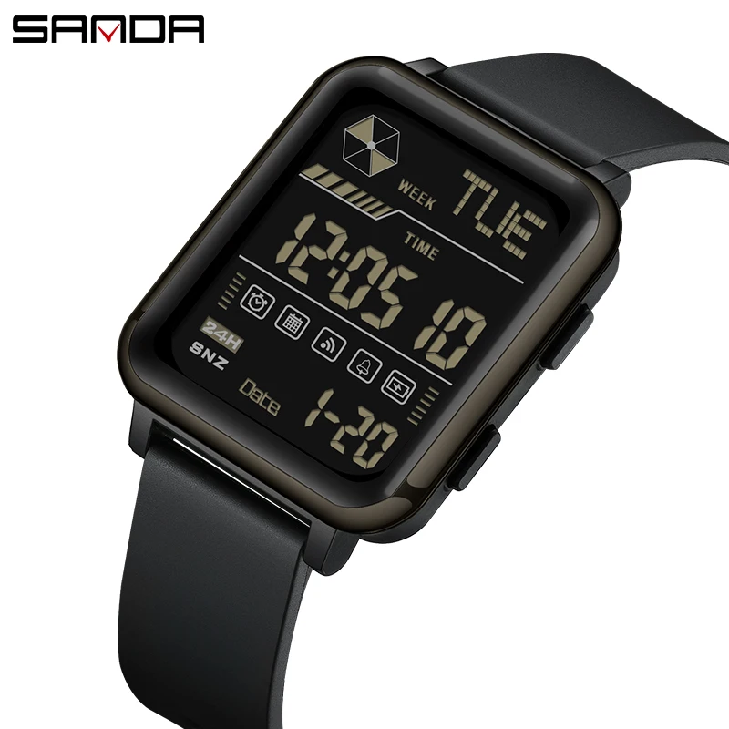 ساعة يد للرجال ، رقمية ، عسكرية ، عسكرية ، رياضية...