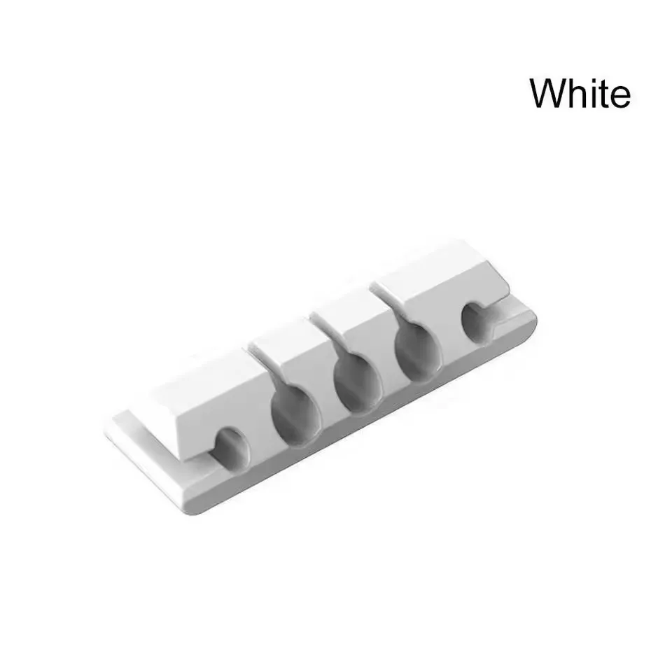 Silicone Cable Organizer: Flexible Cord Management Clips