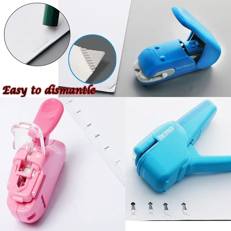 KOKUYO Staple-Free Stapler Harinacs Press SLN-MSH/MPH Embossing Needleless Safe Environmentally Friendly for Office Student