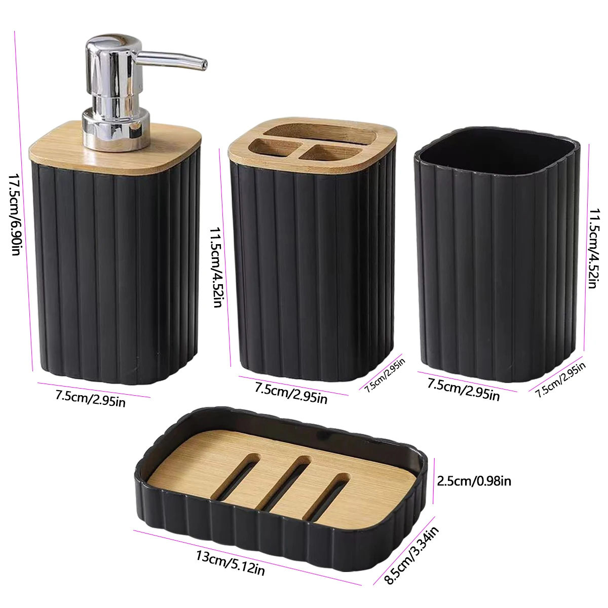 4 Piece Bathroom Set Image 2